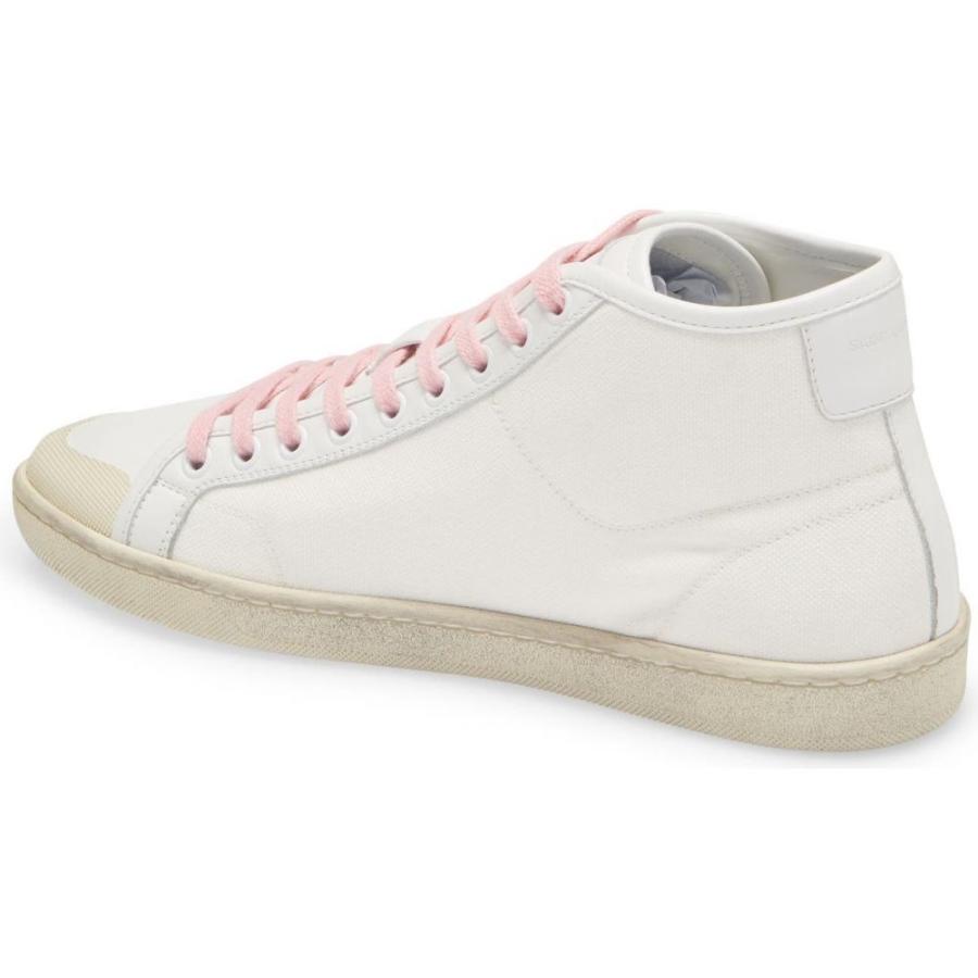 安い購入 スニーカー サンローラン イヴ Laurent Saint レディース White Off Sneaker Cotton Organic Classic Court シューズ 靴 スニーカー レディース Laurent Saint サンローラン イヴ シューズ Casaharb Com