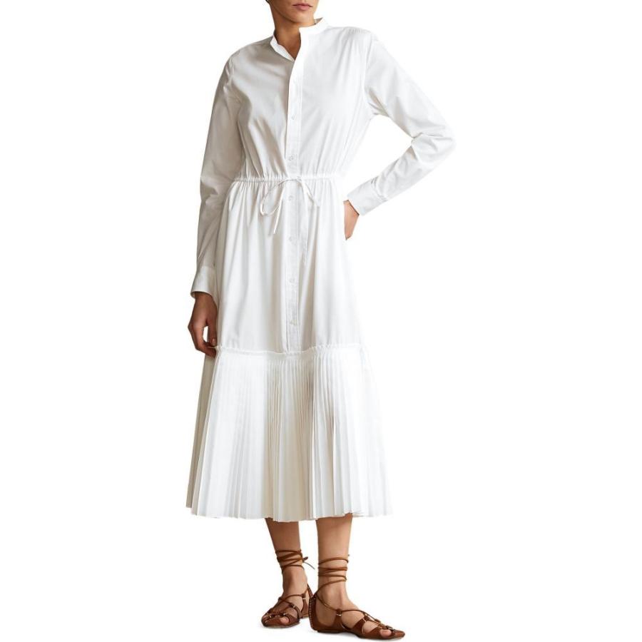 日本最大のブランド Tiered ワンピース ドレス ａライン ワンピース レディース Lauren Ralph Polo ローレン ラルフ レディース ワンピース ローレン ラルフ Lauren Ralph Polo Long White Dress Midi Sleeve ワンピース チュニック Psaltryinternational Com