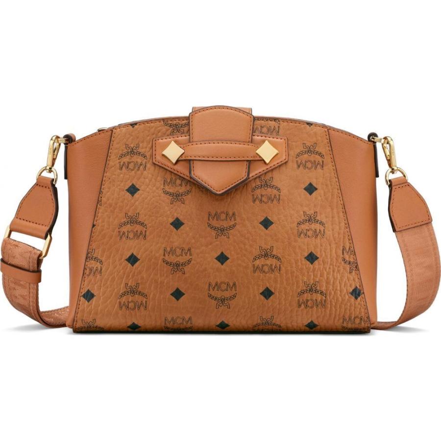 エムシーエム Mcm レディース ショルダーバッグ バッグ Small Essential Visetos Coated Canvas Crossbody Bag Cognac Kocierz Pl Content Php
