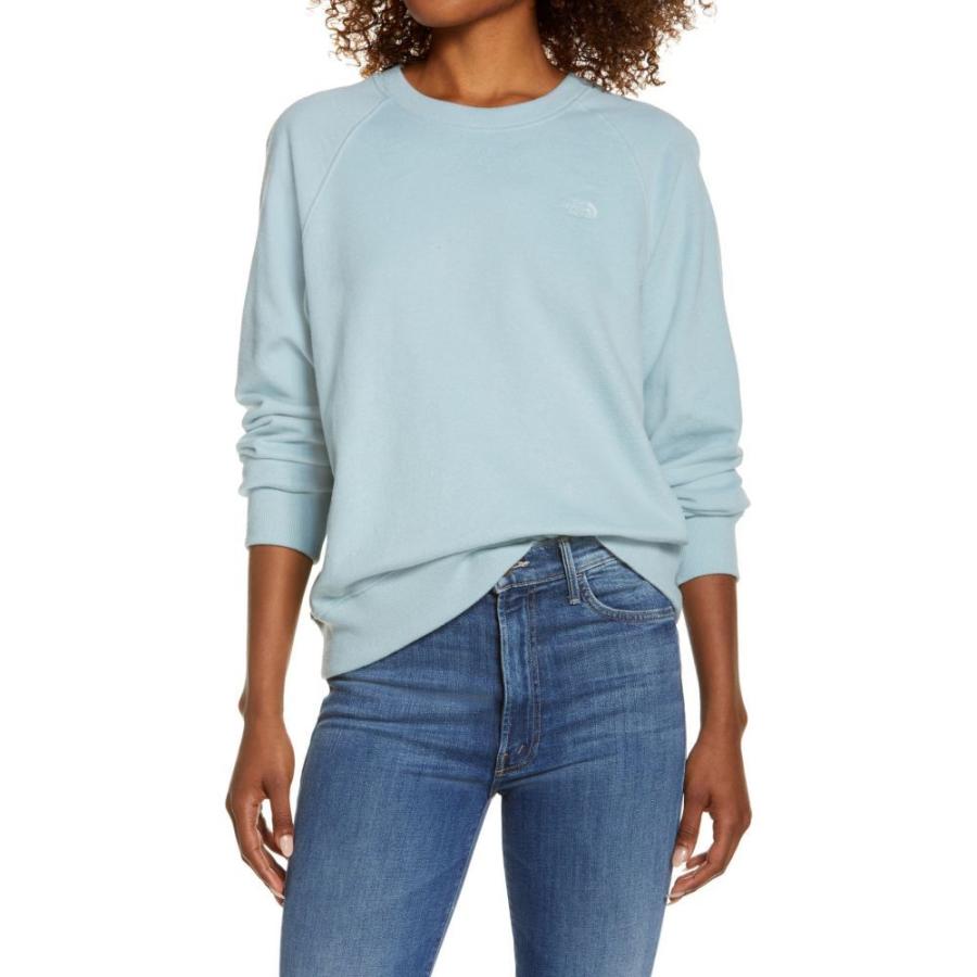 新発売 Blue Tourmaline Sweatshirt Terry French Crewneck Camp トップス スウェット トレーナー レディース Face North The ノースフェイス ザ スウェット トレーナー ノースフェイス ザ Face North The トップス Meorboston Org