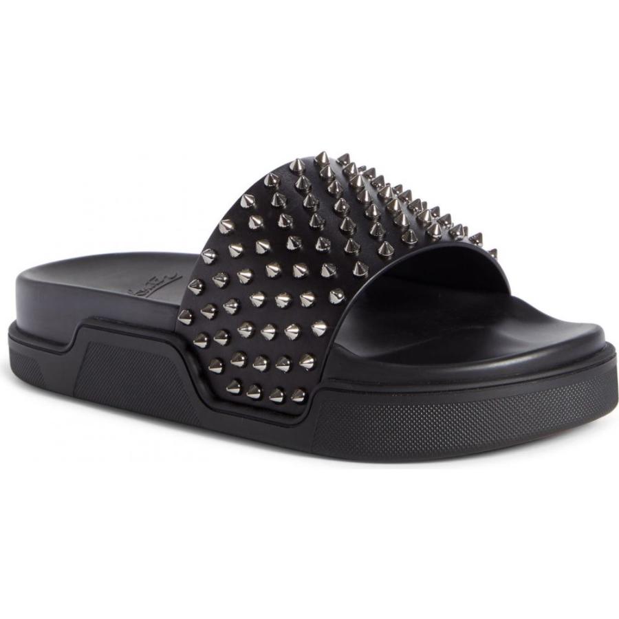 高質で安価 クリスチャン ルブタン Christian Louboutin メンズ サンダル シューズ 靴 Pool Fun Sport Slide Black Gun Dp3 Ff2e936ace フェルマート エフ Fermart Ef 通販 Yahoo ショッピング 100 の保証 Www Lequotidien Mr