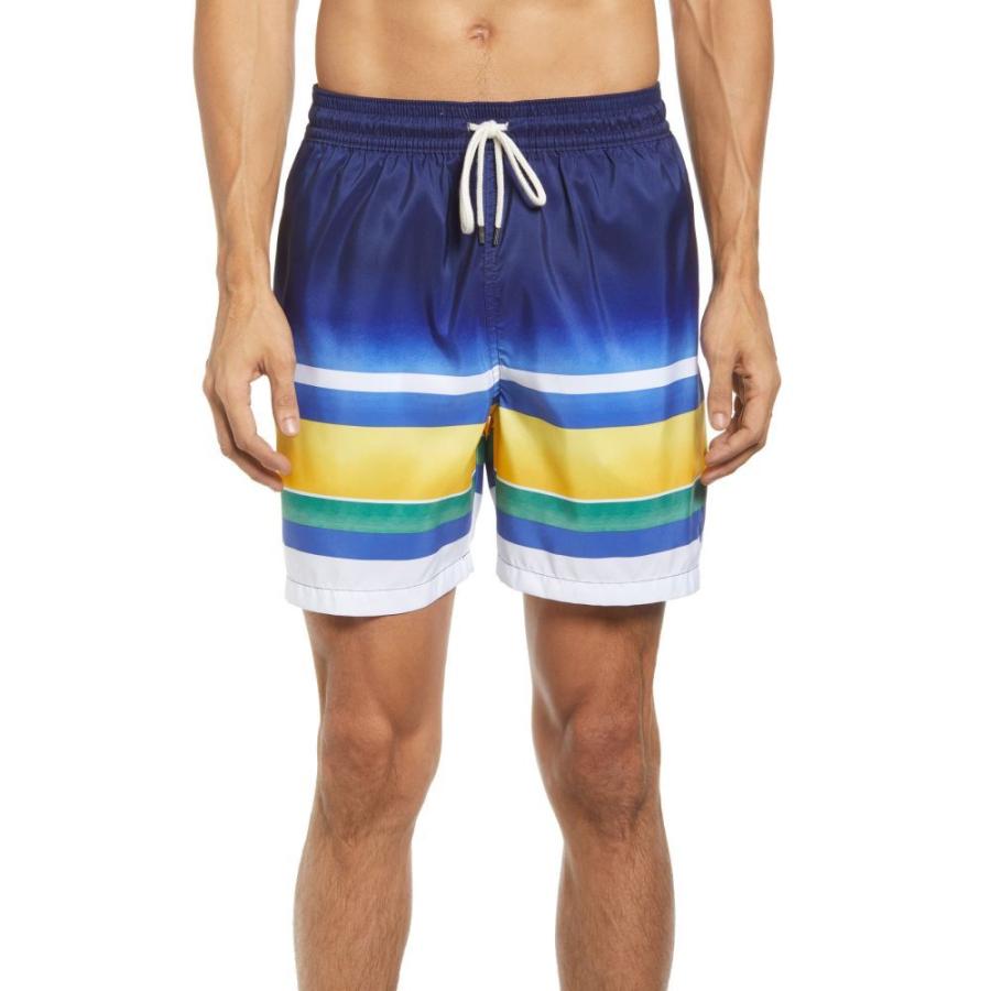 高価値セリー ラルフ メンズ 海パン ローレン ラルフ Lauren Ralph Polo ローレン Stripes Cruise Trunks Swim Stripe 水着 ビーチウェア 海パン メンズ Lauren Ralph Polo 水着 Cooesan Com