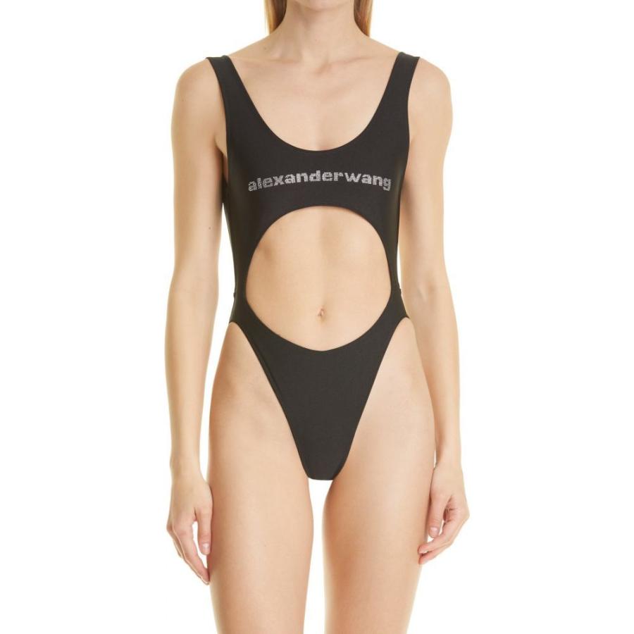 21激安通販 レディース Wang Alexander ワン アレキサンダー ワンピース Swimsuit Black 水着 ビーチウェア Cutout 水着 Www Theashleycentre Co Uk