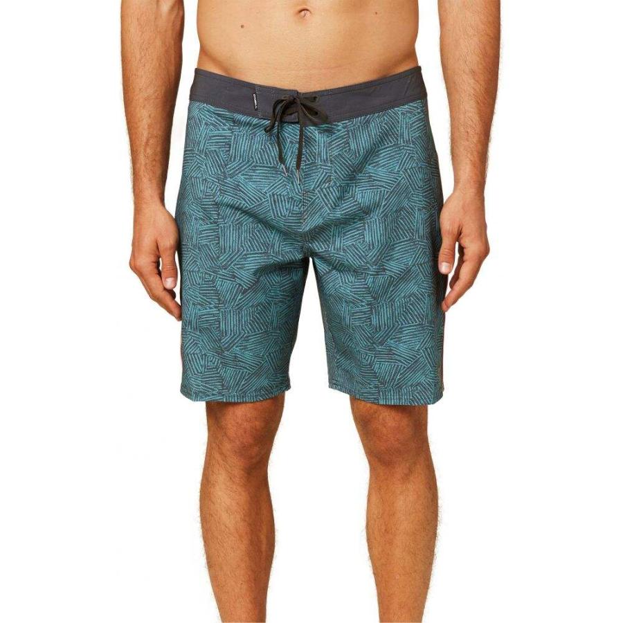 オニール O Neill メンズ 海パン ショートパンツ 水着 ビーチウェア Hyperfreak Chopped Geo Print Board Shorts Aqua Www Thecharlienoble Com