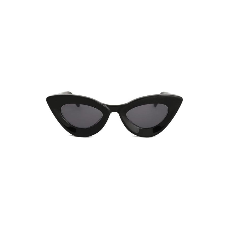 独特な メガネ・サングラス メンズ ANT GREY グレイアント キャットアイ Black/Grey Sunglasses Eye Cat Iemall 48mm サングラス