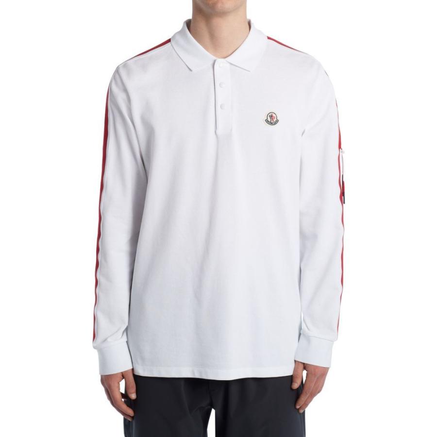 【在庫処分大特価!!】 Moncler★モンクレール サイズS★ホワイト ポロシャツ - ポロシャツ