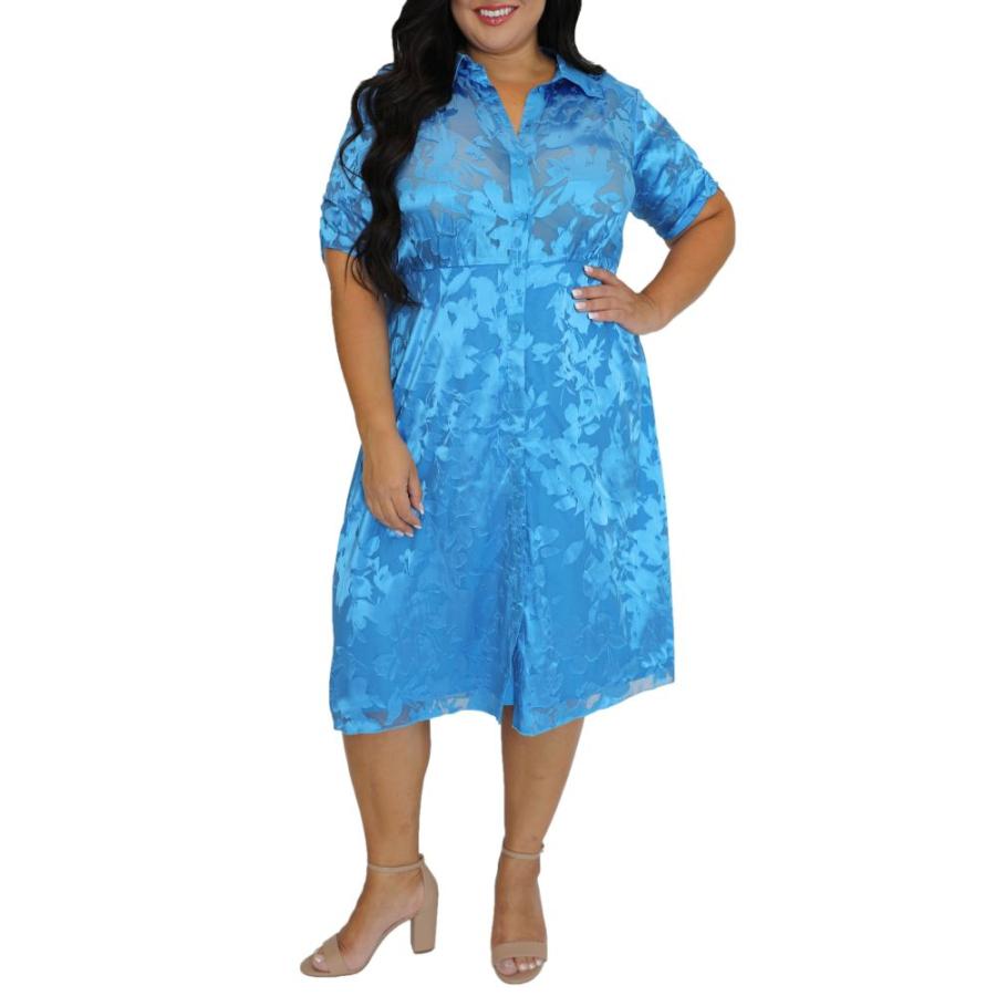 在庫僅少 レディース Toi Pour Maree マリープルトワ レディース ワンピース マリープルトワ Toi Pour Maree ワンピース Blue Shirtdress Floral ワンピース ドレス シャツワンピース ワンピース チュニック