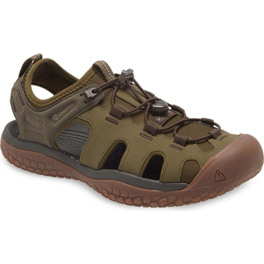 キーン Keen メンズ サンダル シューズ 靴 Solar Sandal Dark Olive Taupe Duc Edu Sd