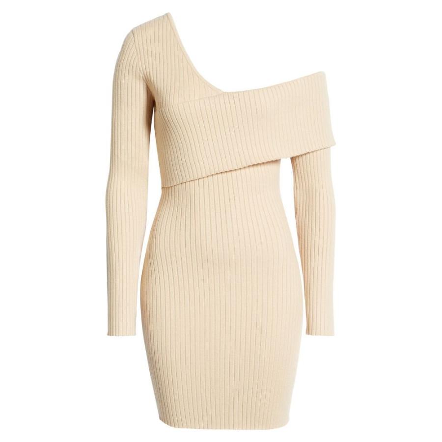 気質アップ Bebe ベベ ワンピース ドレス レディース ワンピース ベベ Bebe レディース Ivory Dress Sweater Shoulder The Off Asymmetrical ワンピース ドレス ワンピース ワンピース チュニック Smartlightingco Com