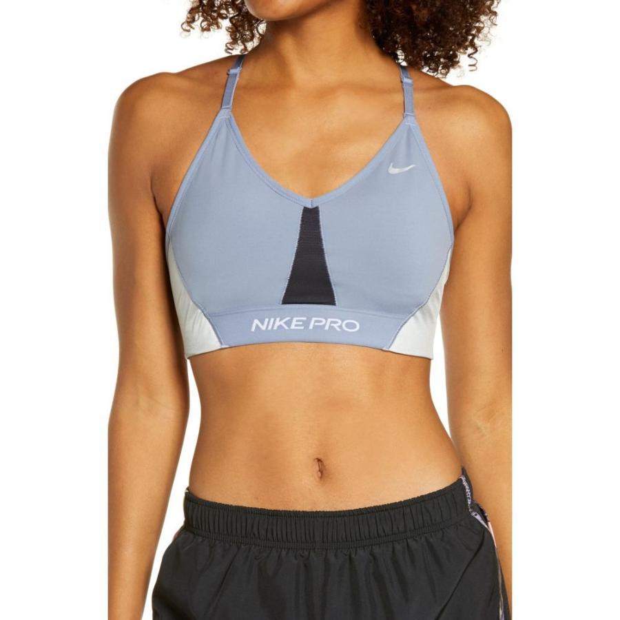在庫限り ナイキ Nike レディース スポーツブラ インナー 下着 Indy Pro Racerback Sports Bra Ashen Slate Black White 大注目 Hvo Or Tz