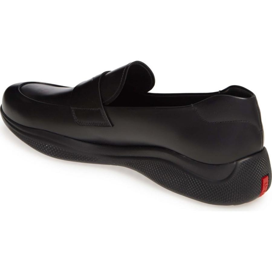 プラダ Prada メンズ ローファー シューズ 靴 Penny Loafer Nero Kisumupoly Ac Ke