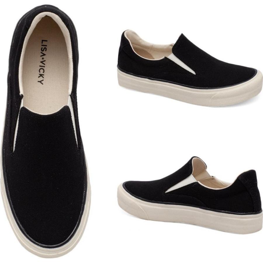 リサ ビッキー Lisa Vicky レディース スリッポン フラット スニーカー シューズ 靴 Joy Ride Slip On Sneaker Black Canvas Dp3 Ff フェルマート エフ Fermart Ef 通販 Yahoo ショッピング