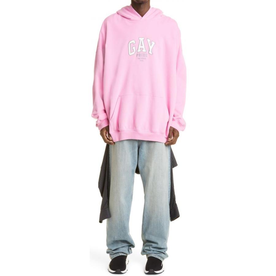 バレンシアガ Balenciaga メンズ パーカー トップス Gay Pride 21 Oversize Hoodie Light Pink Dp3 Ff6d0303 フェルマート エフ Fermart Ef 通販 Yahoo ショッピング