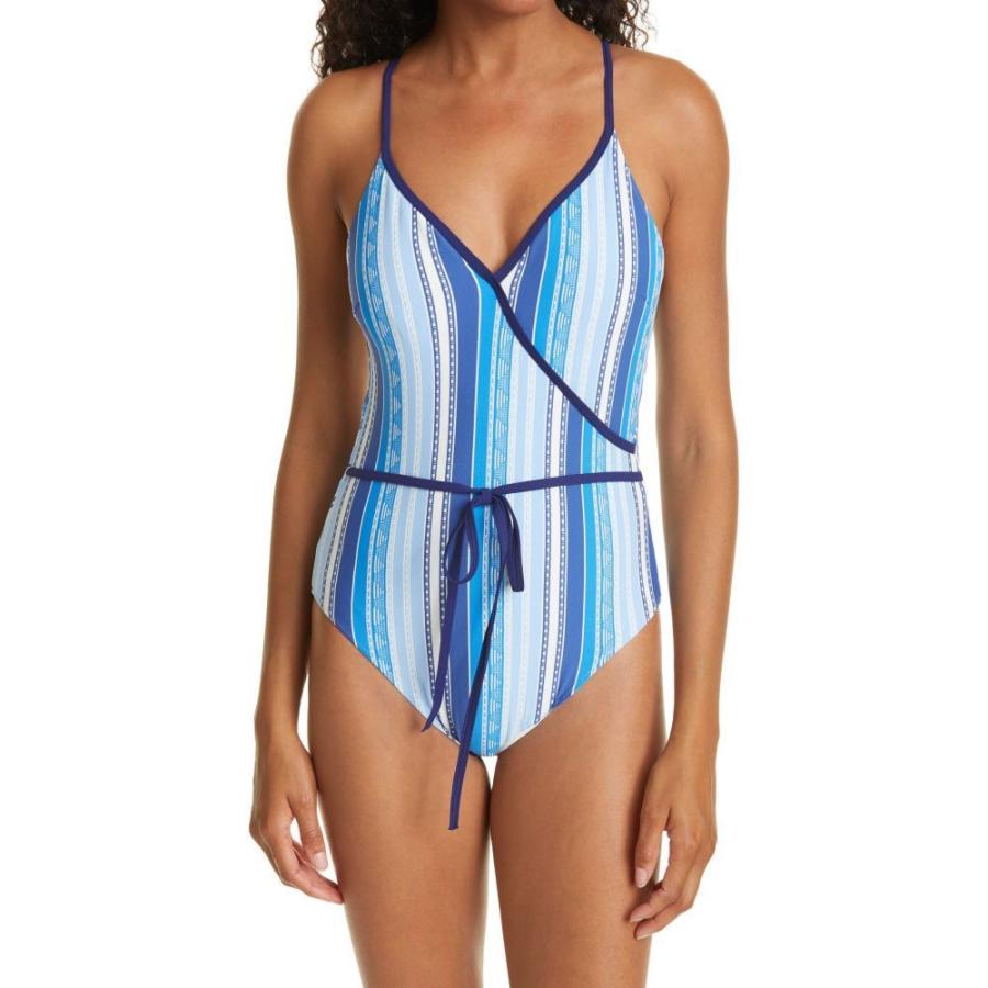 ポイント10倍 レムレム Lemlem レディース ワンピース 水着 ビーチウェア Eshal Ballet One Piece Swimsuit Blue 大流行中 Www Maxipiso Com Ar