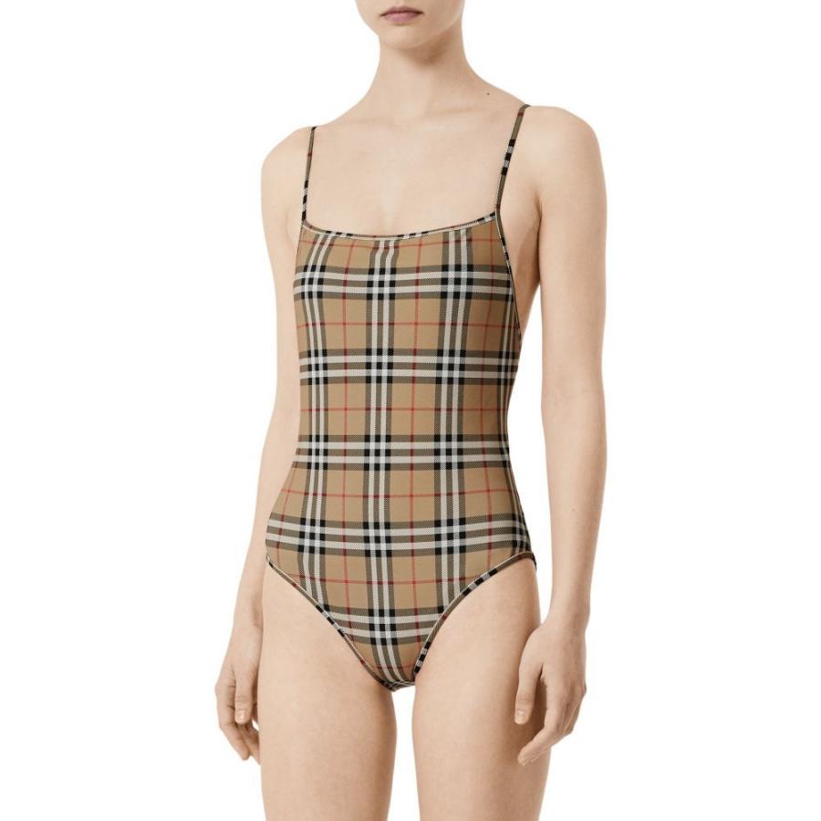 バーバリー Burberry レディース ワンピース Ip ワンピース 水着 ビーチウェア Chk Check One Piece Swimsuit Archive Chk