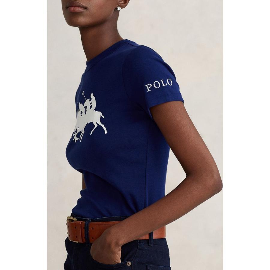 希望者のみラッピング無料 レディース Lauren Ralph Polo ローレン ラルフ Tシャツ Royal Fall Tee Graphic Cotton Uneven トップス その他トップス サイズ L Www Meyer Be