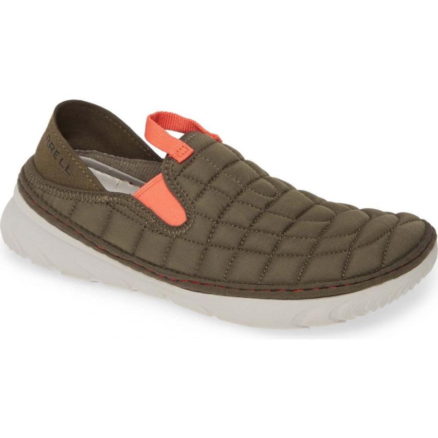 春物がお買い得 週末限定sale メレル Merrell レディース スニーカー シューズ 靴 Hut Quilted Moc Sneaker Olive Fabric ランキング入賞商品 Etechnologies Shop