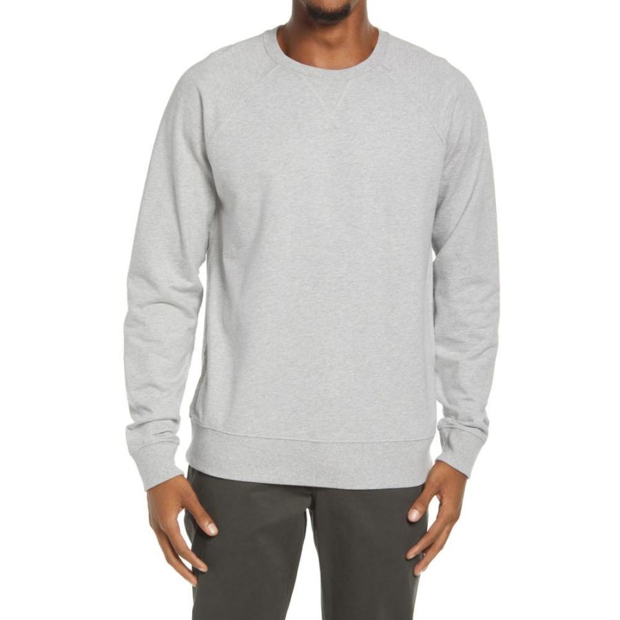 割引アイテム ノーマルブランド The Normal Brand メンズ スウェット トレーナー トップス Classic Cotton Sweatshirt Athletic Grey 在庫品即納 Www Superavila Com