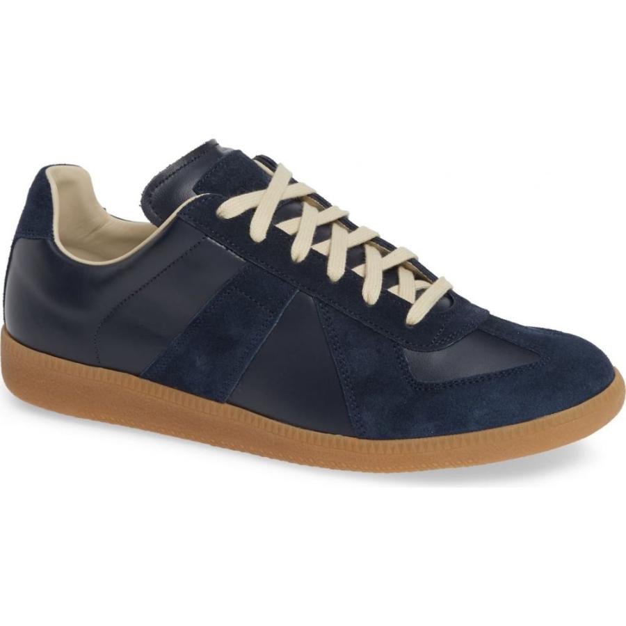 メゾン マルジェラ Maison Margiela メンズ スニーカー ローカット シューズ 靴 Replica Low Top Sneaker Dark Blue Www Iainlangsa Ac Id