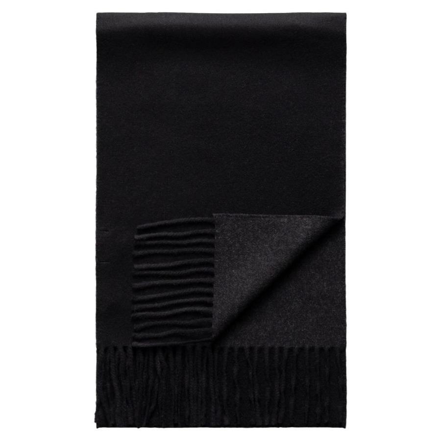 絶品 イートン Eton メンズ マフラー スカーフ ストール Reversible Wool Scarf Black マフラー サイズ Onesize Hakunamatatagrill Com