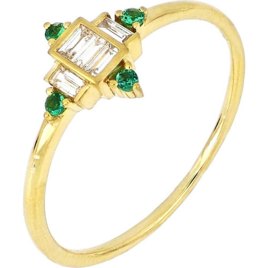 【特別訳あり特価】 Diamond & Emerald Mar El ジュエリー・アクセサリー 指輪・リング レディース LEVY BONY レヴィ ボニー Ring Gold Yellow 指輪