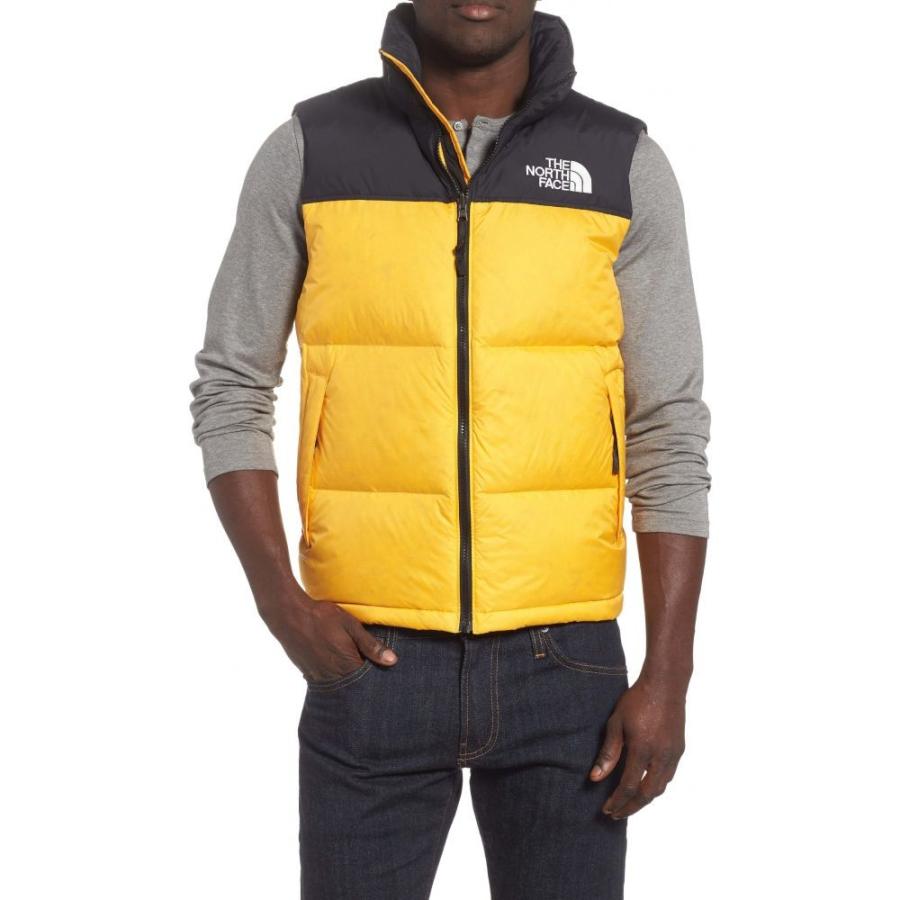 the north face yellow nuptse