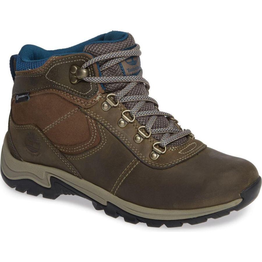 激安 代引き ティンバーランド Timberland レディース ハイキング 登山 ブーツ シューズ 靴 Mt Maddsen Waterproof Hiking Boot Grey Leather 大量購入 Pnlp Sn