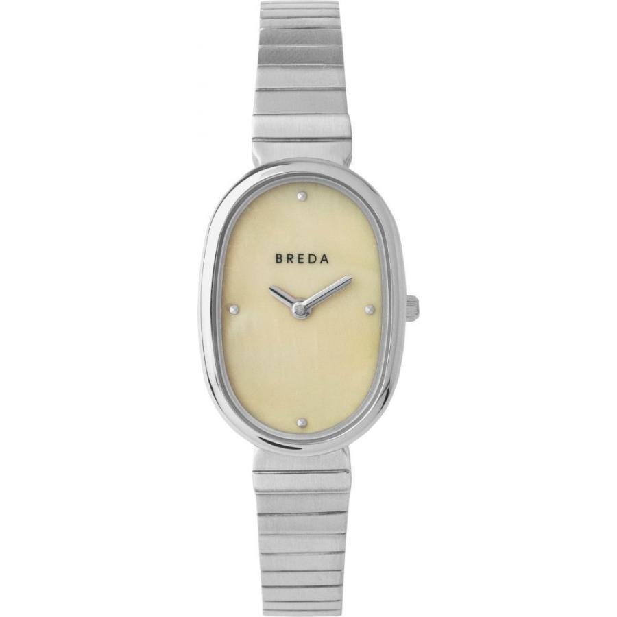 【冬バーゲン★特別送料無料！】 ブレダ BREDA レディース 腕時計 Jane Bracelet Watch, 23mm Silver/Silver/Champagne 腕時計