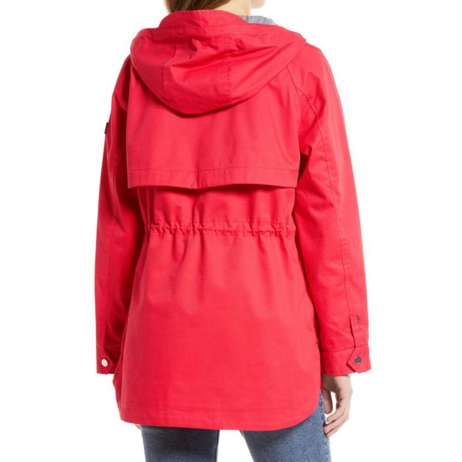 ジュールズ JOULES レディース レインコート アウター Shoreside Waterproof Hooded Raincoat Red｜ef-3｜02