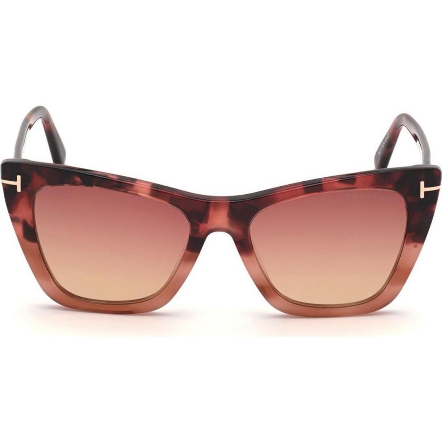 21新商品 Tom Ford トム フォード メガネ サングラス レディース トム フォード Tom Ford レディース メガネ サングラス キャットアイ Poppy 53mm Cat Eye Sunglasses Havana Bordeaux Gradient 財布 帽子 ファッション小物 Tomartrust Org