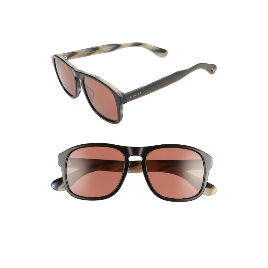 グッチ Gucci メンズ メガネ サングラス 55mm Sunglasses Black Brown Navigator 35 Off