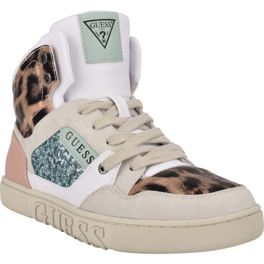 代引き手数料無料 ゲス Guess レディース スニーカー ハイカット シューズ 靴 Justis High Top Sneaker Cheetah Multi 再入荷1番人気 Etechnologies Shop