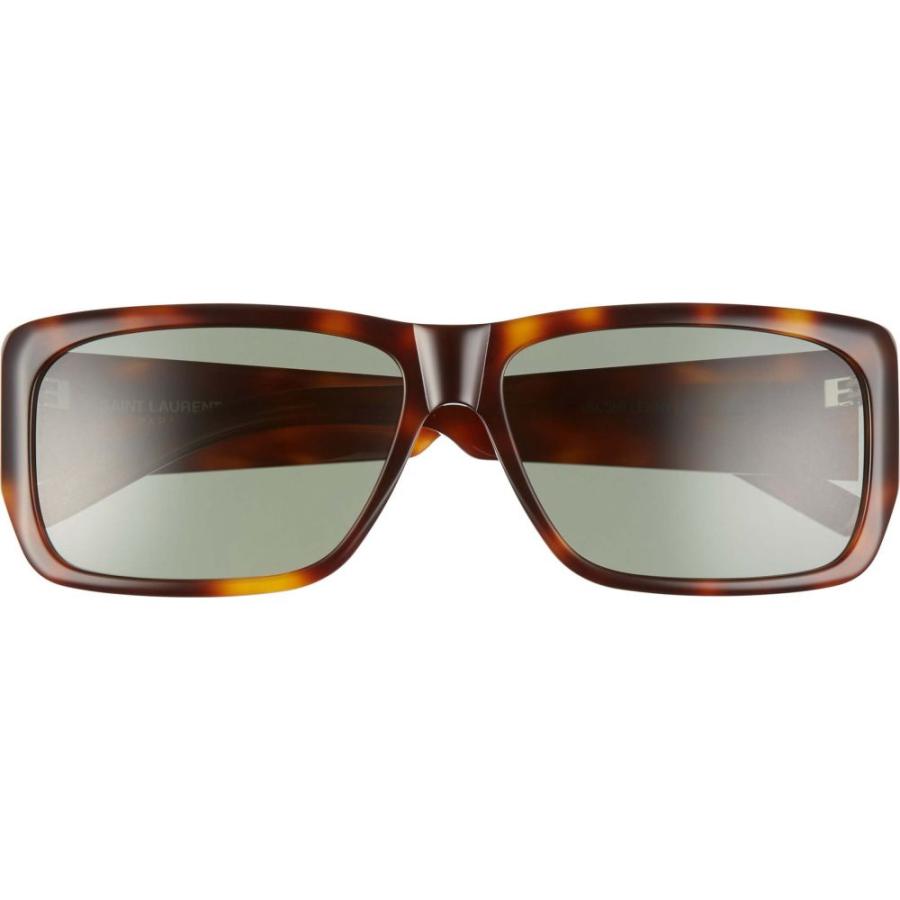 イヴ サンローラン Saint Laurent メンズ メガネ サングラス Lenny 60mm Rectangle Sunglasses Medium Havana Brown Www Fakfakkab Go Id