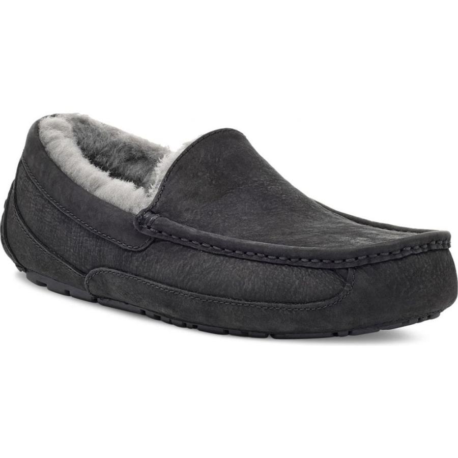 ascot all black slipper