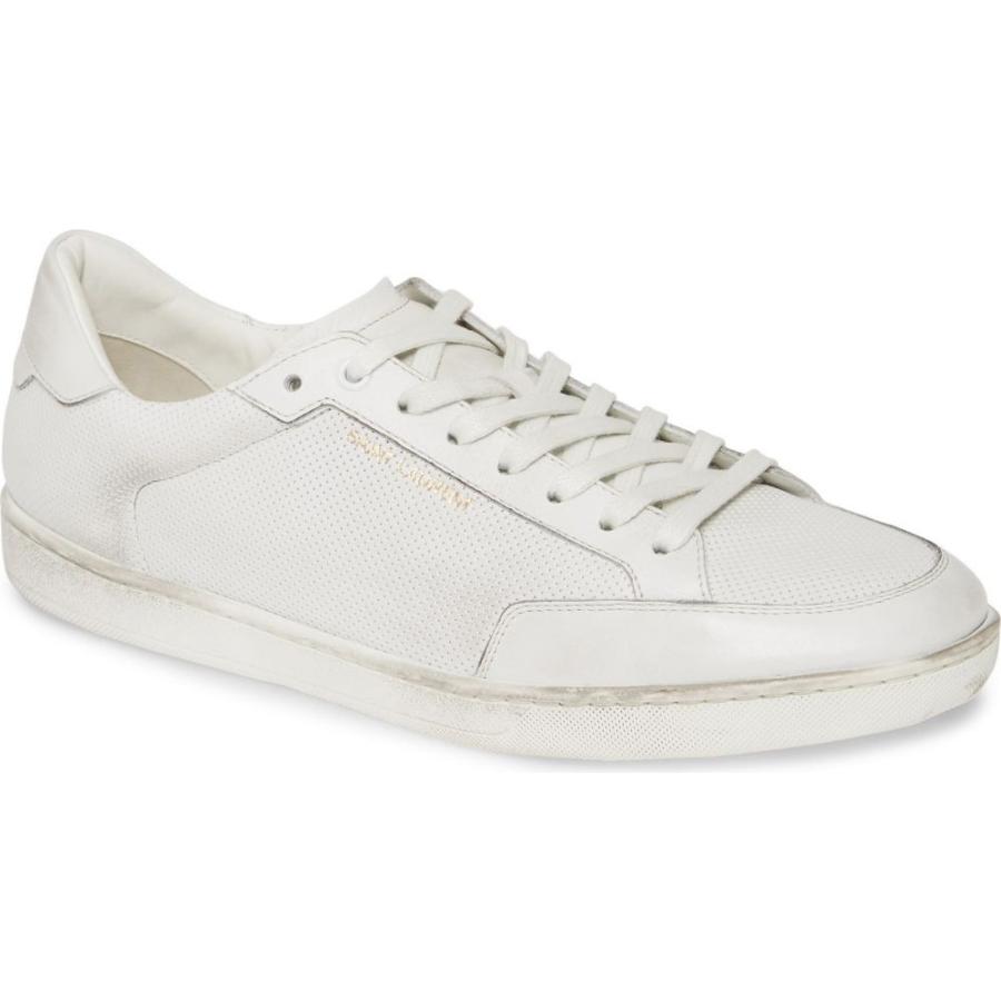 イヴ サンローラン Saint Laurent メンズ スニーカー ローカット シューズ 靴 Low Top Sneaker Optic White Cianilugano Ch