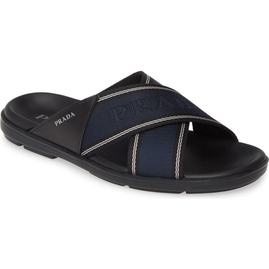 プラダ Prada メンズ サンダル シャワーサンダル シューズ 靴 Spazzolato Slide Sandal Nero Oltremare Dp3 Ffac7ab513 フェルマート エフ Fermart Ef 通販 Yahoo ショッピング