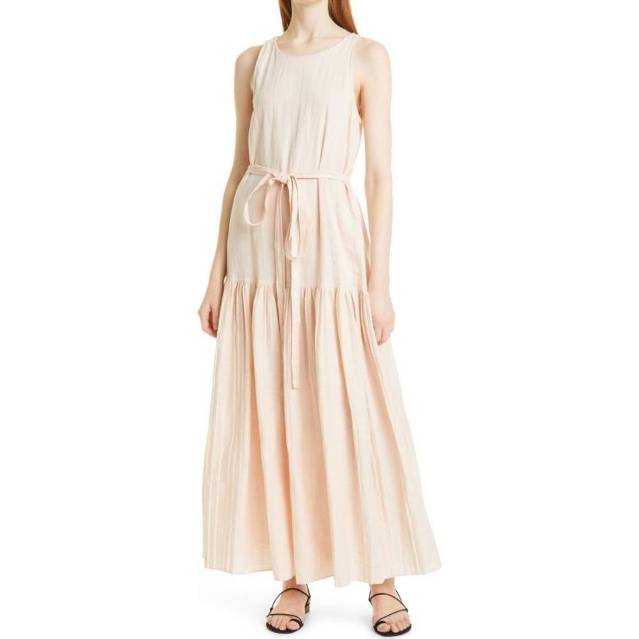50 Off レベッカ テイラー Rebecca Taylor レディース ワンピース ノースリーブ マキシ丈 ワンピース ドレス Belted Sleeveless Linen Maxi Dress Sunset Pink 日本製 Www Doctor Plan Com