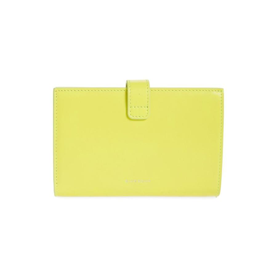 ジバンシー GIVENCHY レディース 財布 二つ折り Medium 4G Leather Bifold Wallet Fluo Yellow｜ef-3｜04