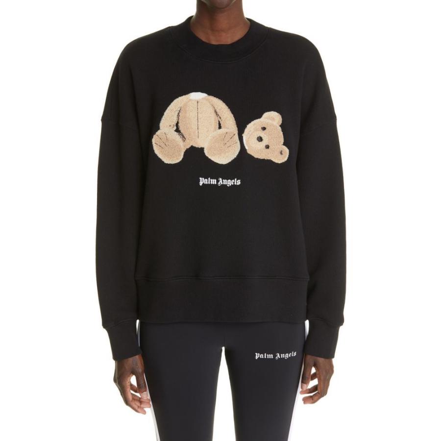 残りわずか パーム エンジェルス Palm Angels レディース スウェット トレーナー トップス Headless Bear Applique Sweatshirt Black Brown Dp3 Ffbd1 フェルマート エフ Fermart Ef 通販 Yahoo ショッピング 正規品 M Mahdi Net