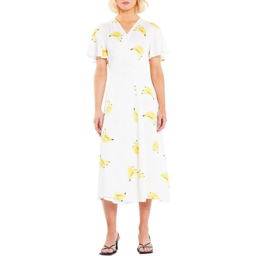 ネバーフリードレス Never Fully Dressed レディース ワンピース ラップドレス ミドル丈 ワンピース ドレス Banana Wrap Midi Dress White Dp3 Ffc2bdc6c7 フェルマート エフ Fermart Ef 通販 Yahoo ショッピング