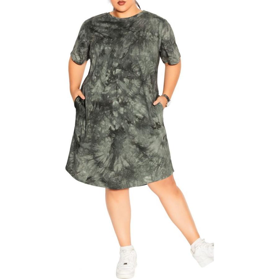 人気絶頂 Dress T Shirt Cotton Dye Tie Stormy ワンピース ドレス Tシャツワンピース ワンピース レディース Chic City シティーシック レディース ワンピース シティーシック Chic City Khaki Dye Tie ワンピース チュニック Services Luthercare Com
