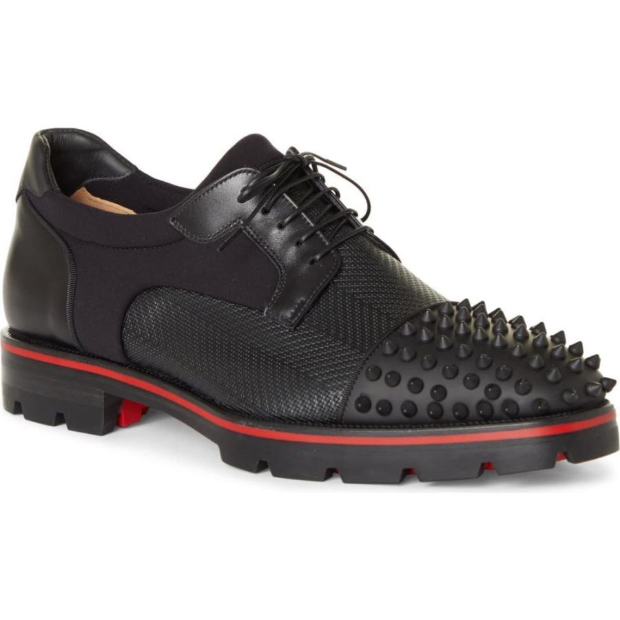 クリスチャン ルブタン Christian Louboutin メンズ 革靴 ビジネスシューズ ダービーシューズ シューズ 靴 Luis Spikes Cap Toe Derby Black Black Mat Dp3 Ffc7a805df フェルマート エフ Fermart Ef 通販 Yahoo ショッピング