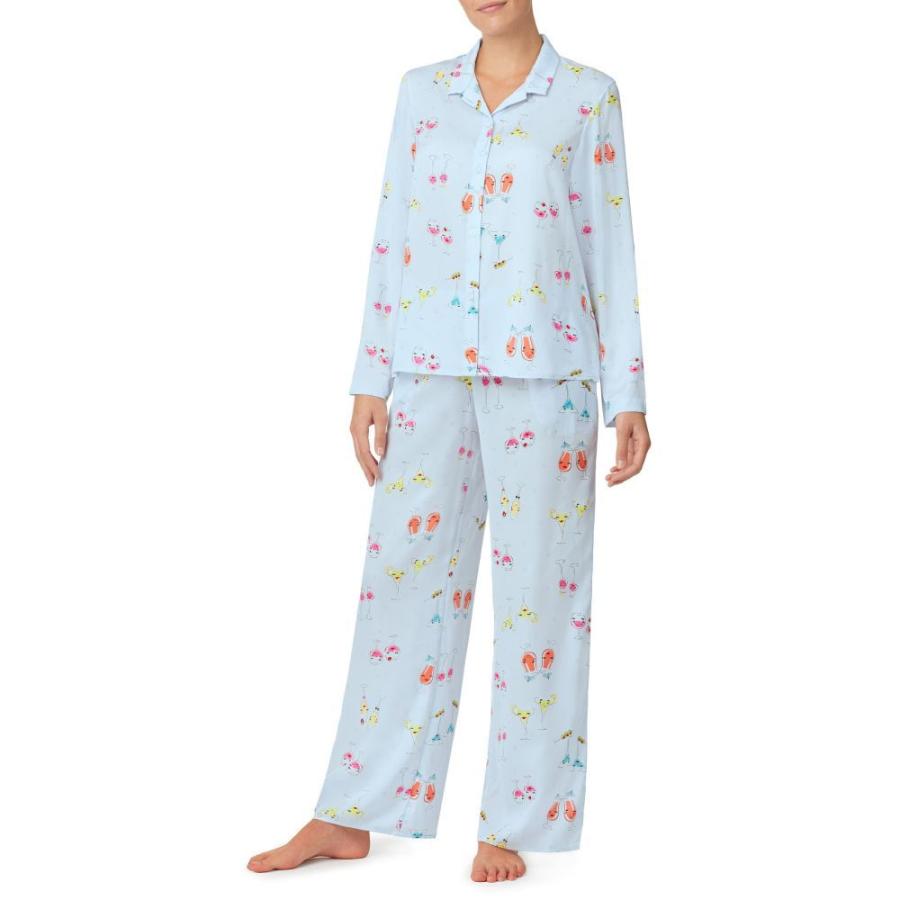 激安通販の Print インナー 下着 パジャマ 上下セット レディース Lady Shady レディー シェイディー Pajamas Multi Blue パジャマ サイズ Xl Baskincoffee Vicom Corp Com
