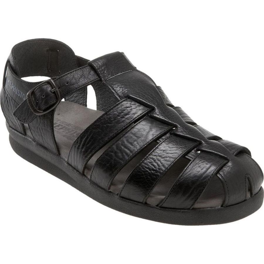 メフィスト Mephisto メンズ サンダル シューズ Black Sandal 靴 39 Sam 39 激安セール