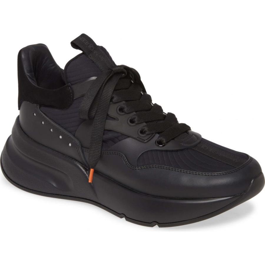 アレキサンダー マックイーン Alexander Mcqueen メンズ ランニング ウォーキング スニーカー シューズ 靴 Runner Sneaker Black Black Silver Purrworld Com
