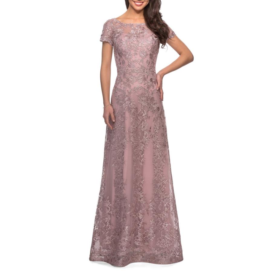 正規品 ラ ファム La Femme レディース パーティードレス ワンピース ドレス Shimmer Lace Gown Mauve Dp3 Ffd4aea18f フェルマート エフ Fermart Ef 通販 Yahoo ショッピング 想像を超えての Web Escgroup Com