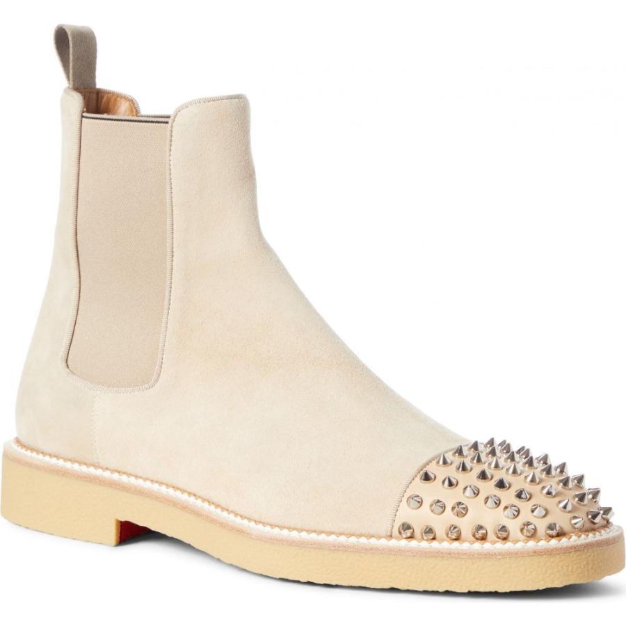 クリスチャン ルブタン Christian Louboutin Boot ファッション メンズ Version ブーツ チェルシーブーツ シューズ 靴 Spikes Chelsea Boot Version Desert Sterling Dp3 Ffd フェルマート エフ Fermart Ef