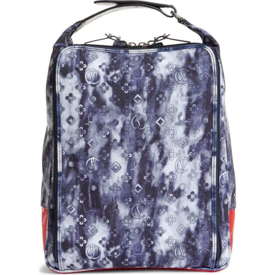 楽天カード分割 クリスチャン ルブタン Christian Louboutin メンズ バックパック リュック バッグ Hop N Zip Jeans Punk Backpack Navy Multi レビューで送料無料 Lespakigali Com