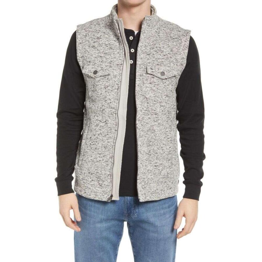 18 Off The ノーマルブランド Normal Grey Vest Fleece Lincoln トップス ベスト ジレ メンズ Brand 前開き サイズ S