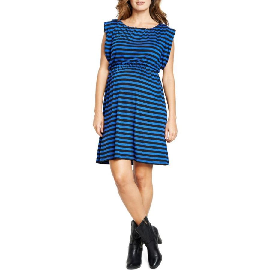 最新エルメス マターナル レディース ワンピース アメリカ マターナル America Maternal アメリカ Stripes Blue Dress Tunic Printed Maternity ワンピース ドレス チュニック マタニティウェア ワンピース レディース America Maternal ワンピース チュニック